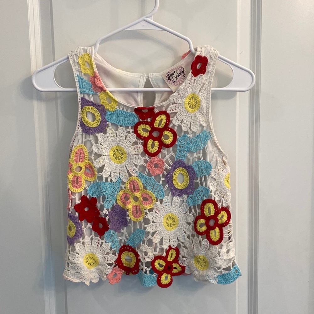 Love Daisy Crochet Top